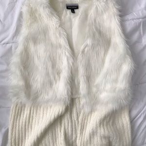 Allison Brittney fake fur Vest